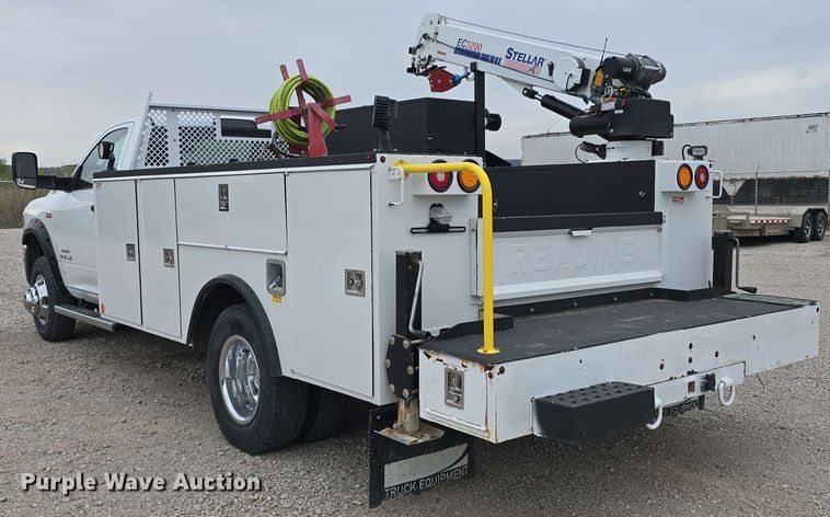 image for item DT6819 2021 Dodge Ram 3500 utility bed pickup truck