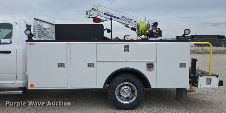 image for item DT6819 2021 Dodge Ram 3500 utility bed pickup truck