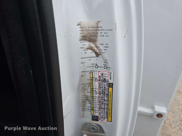 image for item DT6819 2021 Dodge Ram 3500 utility bed pickup truck