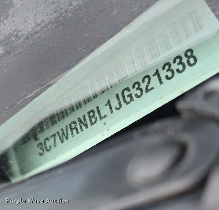 image for item DT6821 2018 Dodge Ram 5500 utility / service truck