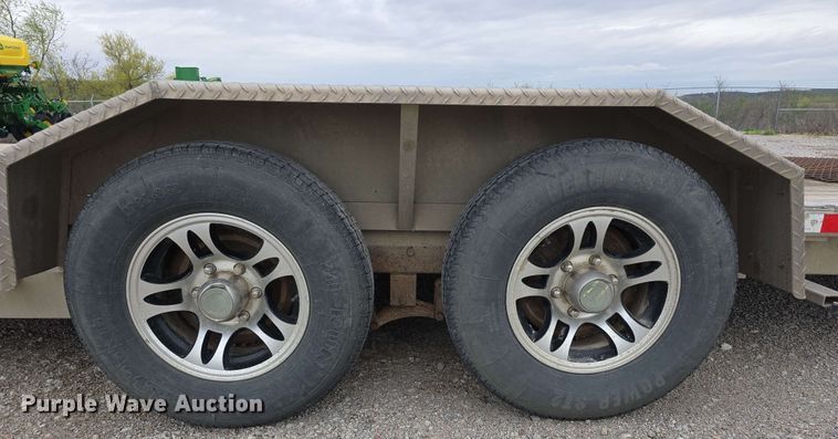 image for item DT6822 2017 H & H Trailers Speed Loader EX tilt deck utility trailer