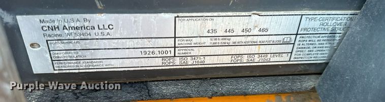 image for item DV1966 2005 Case 435 skid steer loader