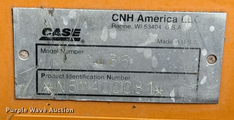 image for item DV1966 2005 Case 435 skid steer loader