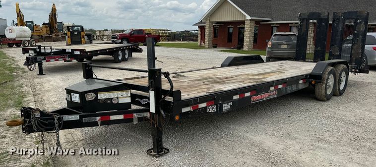 image for item DV1972 2017 Trailerman CST7242S14 equipment trailer