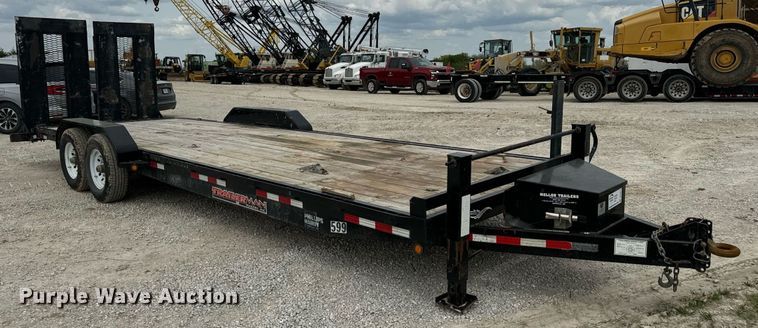 image for item DV1972 2017 Trailerman CST7242S14 equipment trailer