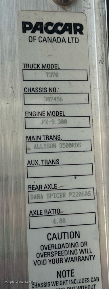 image for item DV1973 2020 Kenworth T370 utility / service truck