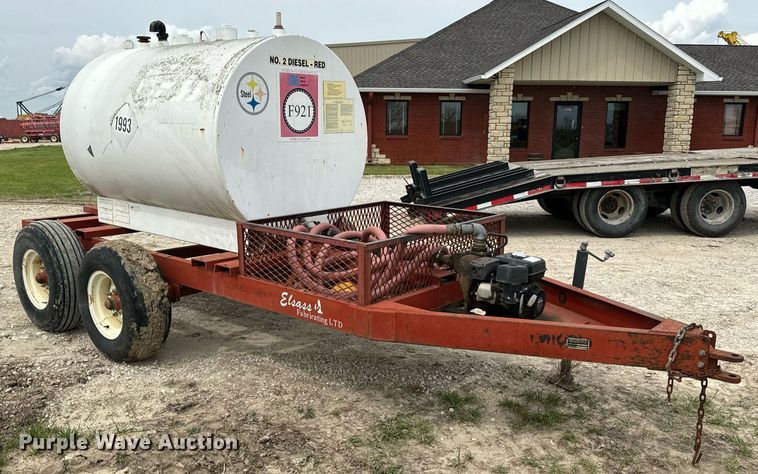 image for item DV1982 Elsass Fabrication Ltd. 1025 fuel tank trailer