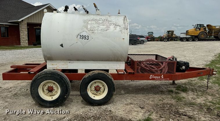 image for item DV1982 Elsass Fabrication Ltd. 1025 fuel tank trailer