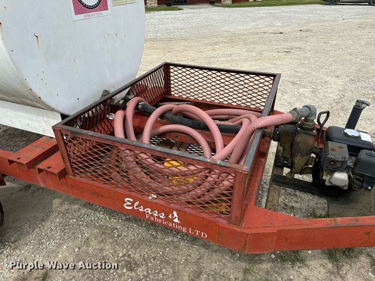image for item DV1982 Elsass Fabrication Ltd. 1025 fuel tank trailer