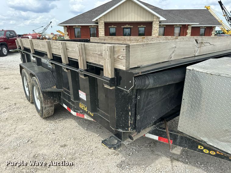 image for item DV1983 2017 Doolittle 8214-HD dump trailer