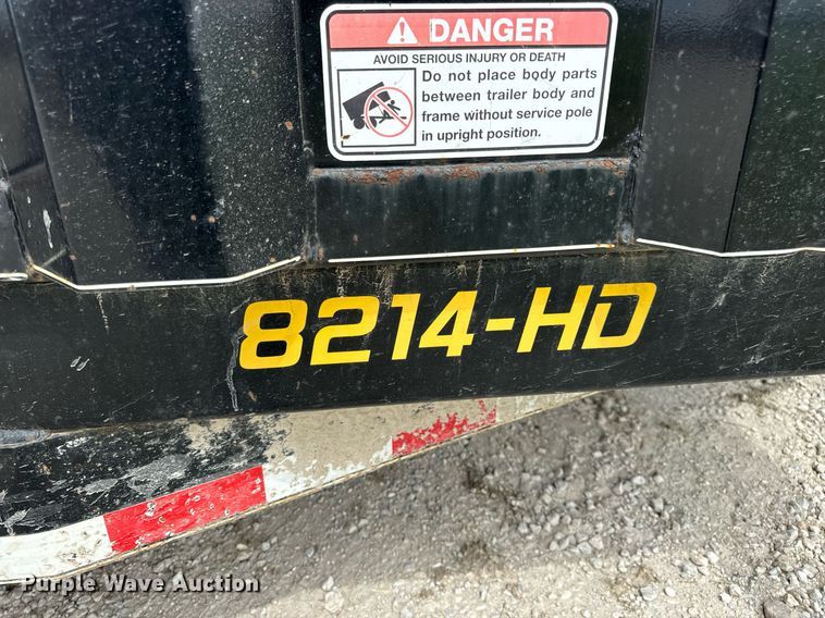 image for item DV1983 2017 Doolittle 8214-HD dump trailer