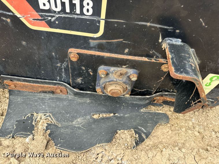 image for item DV1990 2014 Caterpillar BU118 skid steer broom