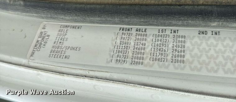 image for item DV1996 2015 Western Star 4700SF roll-off container truck