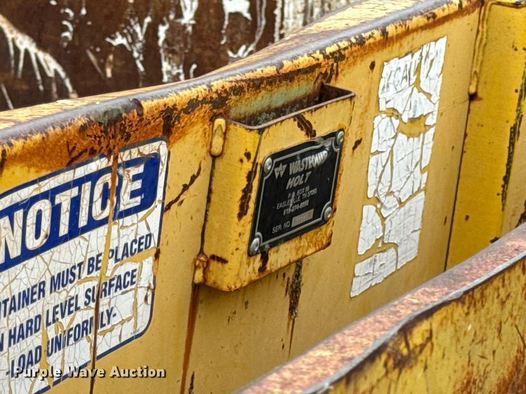 image for item DV1998 Wastequip roll-off container