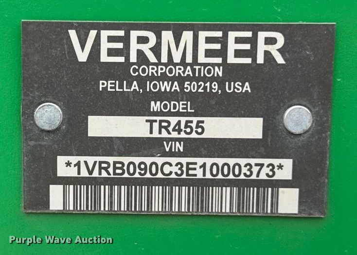 image for item DV2522 2014 Vermeer RTX450 trencher