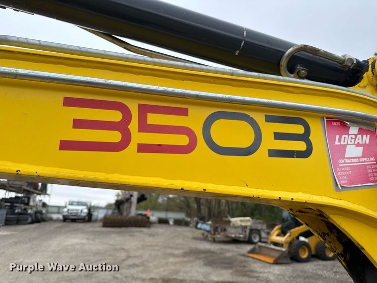 image for item DV2524 2015 Wacker Neuson 3503RD mini excavator