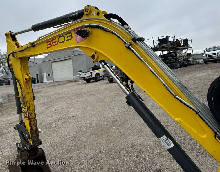 image for item DV2524 2015 Wacker Neuson 3503RD mini excavator