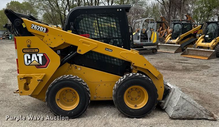 image for item DV2525 2020 Caterpillar 262D3 skid steer loader
