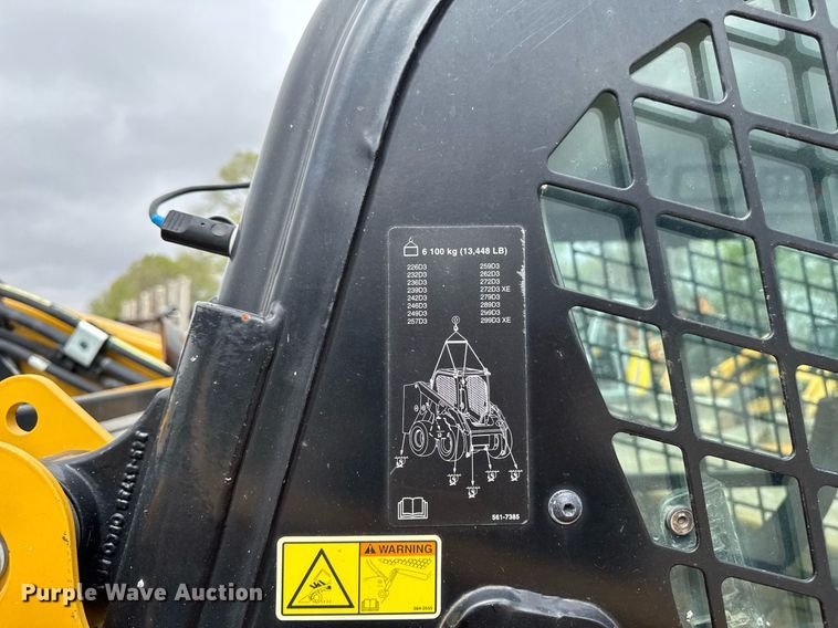 image for item DV2525 2020 Caterpillar 262D3 skid steer loader