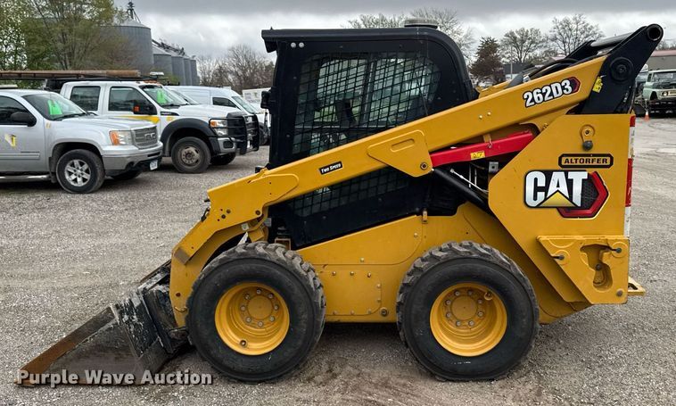 image for item DV2526 2020 Caterpillar 262D3 skid steer loader
