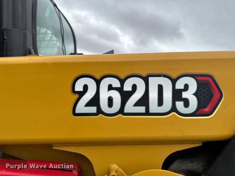 image for item DV2526 2020 Caterpillar 262D3 skid steer loader