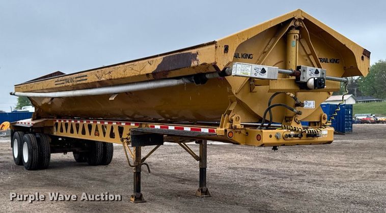 image for item DV2572 2008 Trail King TK60SSD-392 side dump trailer