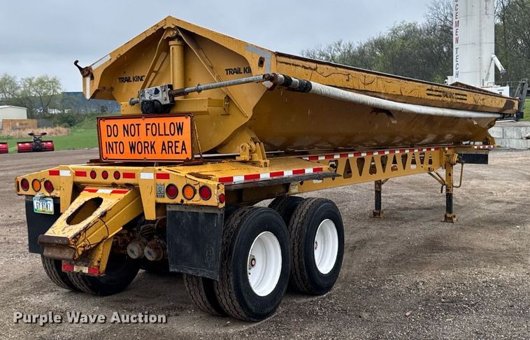 image for item DV2572 2008 Trail King TK60SSD-392 side dump trailer