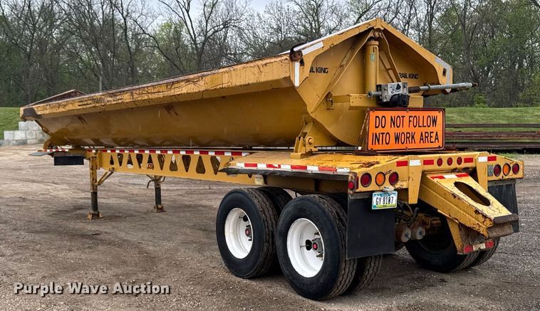 image for item DV2572 2008 Trail King TK60SSD-392 side dump trailer