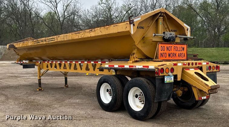 image for item DV2573 2007 Trail King TK60SSD-392 side dump trailer