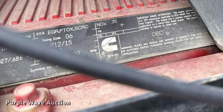 image for item DV2576 2013 Kenworth T800 dump truck