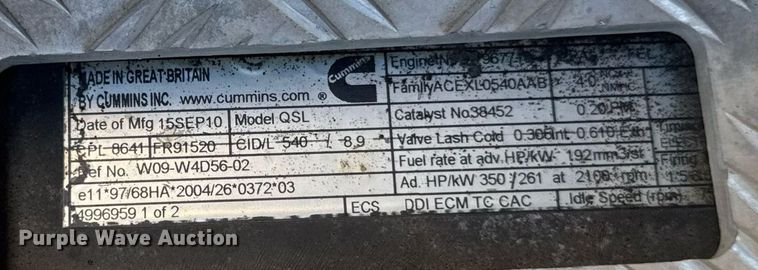 image for item DV2596 2011 Wirtgen W250 milling machine