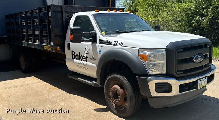image for item DV2617 2012 Ford F550 Super Duty XL flatbed truck
