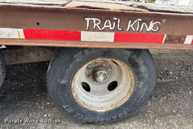 image for item DV4010 1998 Trail King equipment trailer