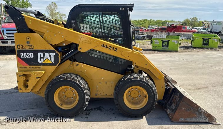 image for item DV4028 2018 Caterpillar 262D skid steer loader