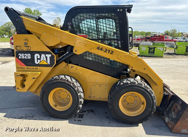 image for item DV4028 2018 Caterpillar 262D skid steer loader