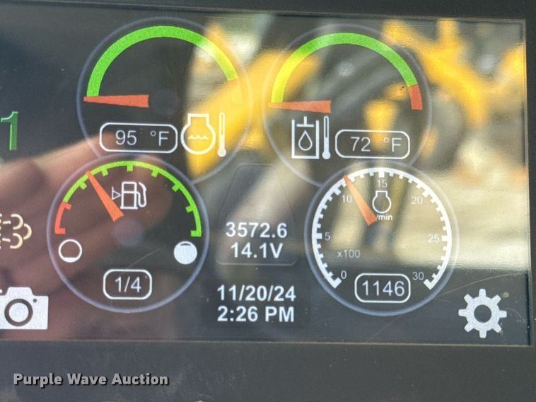 image for item DV4028 2018 Caterpillar 262D skid steer loader