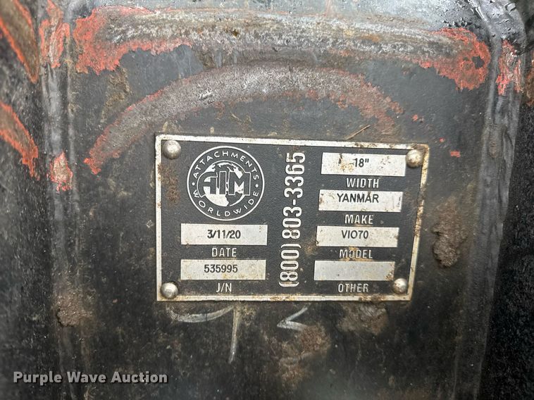 image for item DV4033 Yanmar B7E excavator