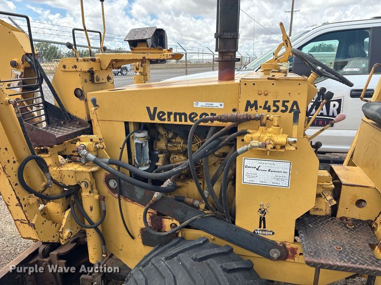 image for item DY2490 1985 Vermeer M455A trencher