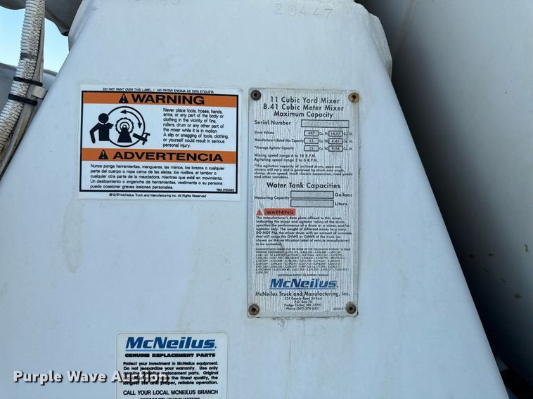 image for item DY7990 2003 Kenworth W900 ready mix truck