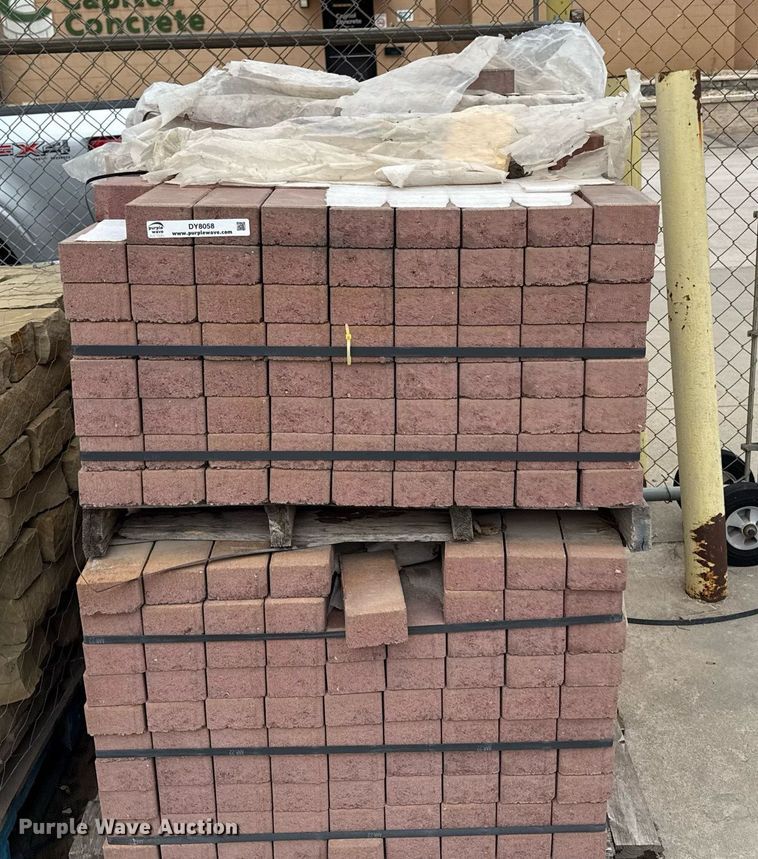 image for item DY8058 Approximately 16 pallets of concrete blocks