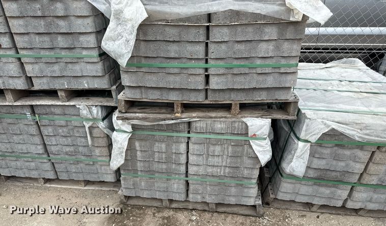 image for item DY8058 Approximately 16 pallets of concrete blocks