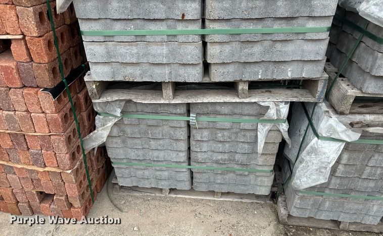 image for item DY8058 Approximately 16 pallets of concrete blocks