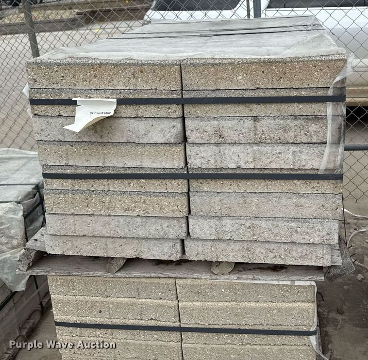image for item DY8058 Approximately 16 pallets of concrete blocks