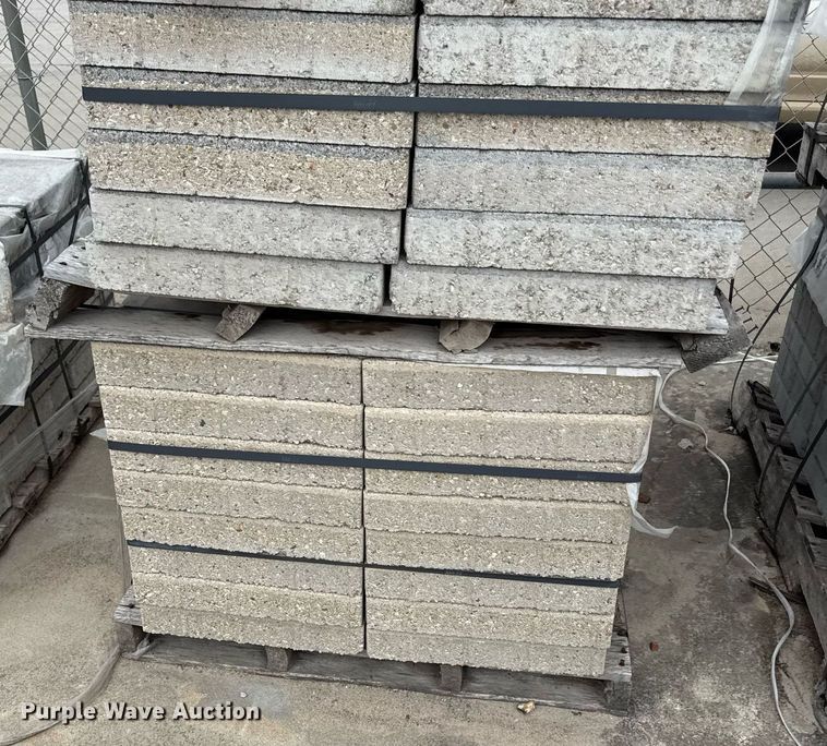 image for item DY8058 Approximately 16 pallets of concrete blocks