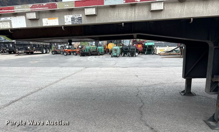 image for item DZ4031 1997 Wilson CF-900 drop deck equipment trailer