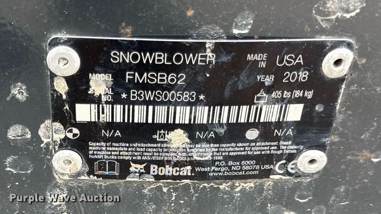 image for item DZ4040 2018 Bobcat 3650 utility vehicle