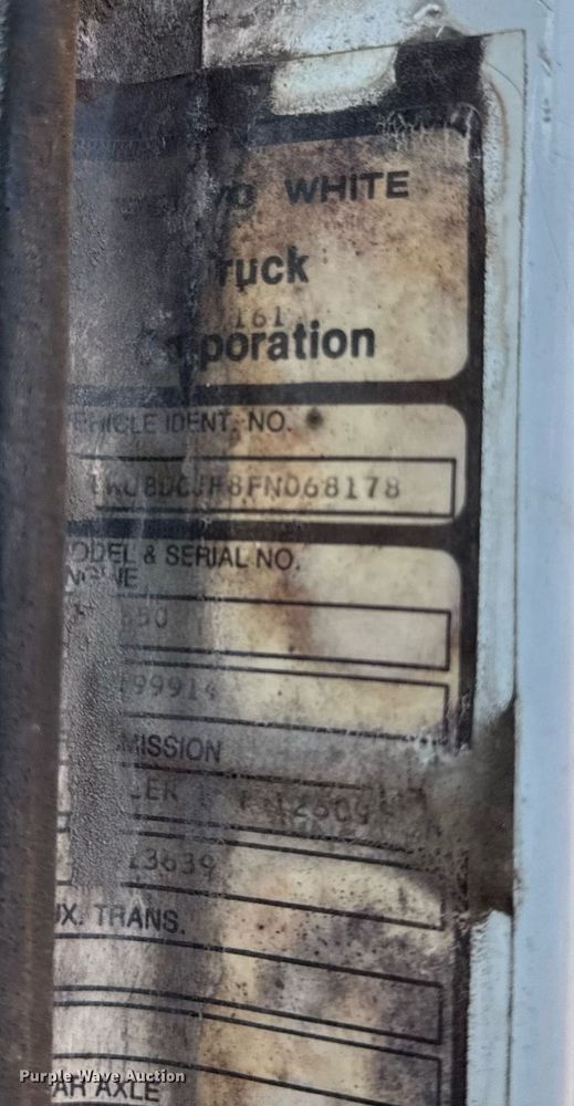 image for item DZ4076 1985 White WCM semi truck