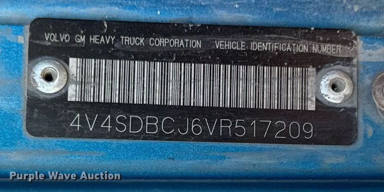 image for item DZ4077 1997 Volvo Autocar semi truck