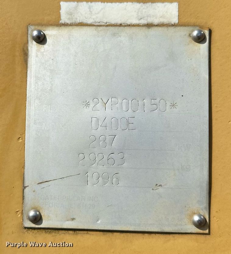 image for item EB2497 1996 Caterpillar  D400E articulated haul truck