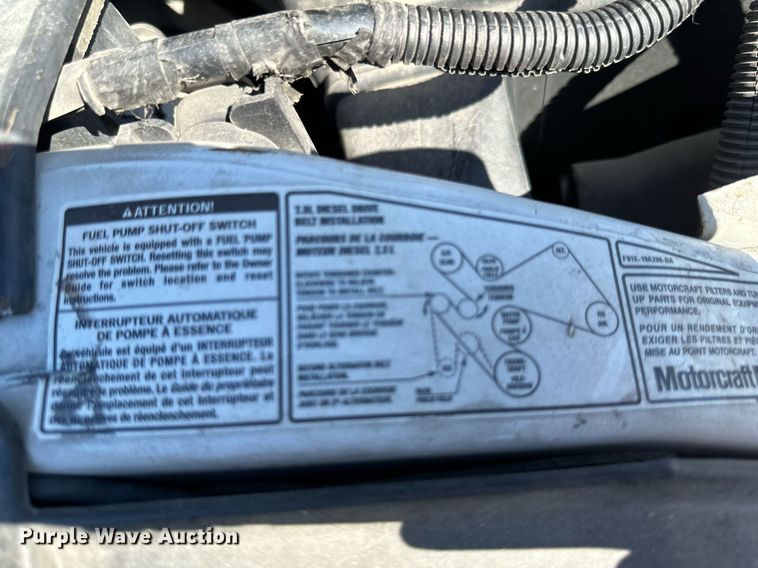 image for item EB2512 2002 Ford F550 Super Duty flatbed truck